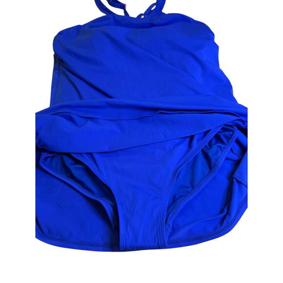 Lands’ End Women’s Blue Swim Dress Size 14 – LYCRA Xtra Life Fabric NWT - Picture 12 of 12